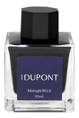 ST Dupont Ink Bottle -  S.T. Dupont Ink Bottle Midnight Blue 50ML